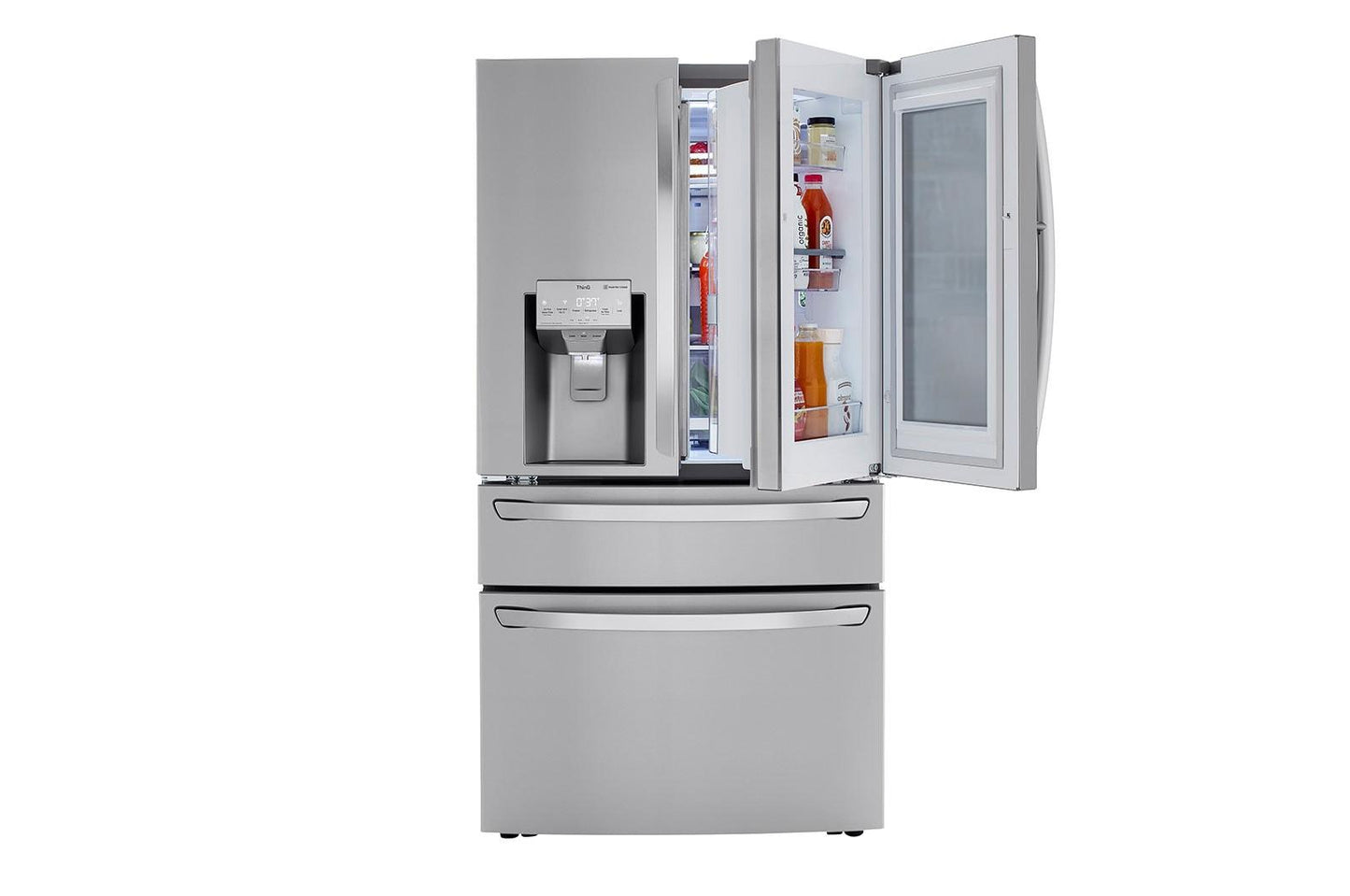 Lg LRMVC2306S 23 cu. ft. Smart Wi-Fi Enabled InstaView® Door-in-Door® Counter-Depth Refrigerator with Craft Ice™ Maker