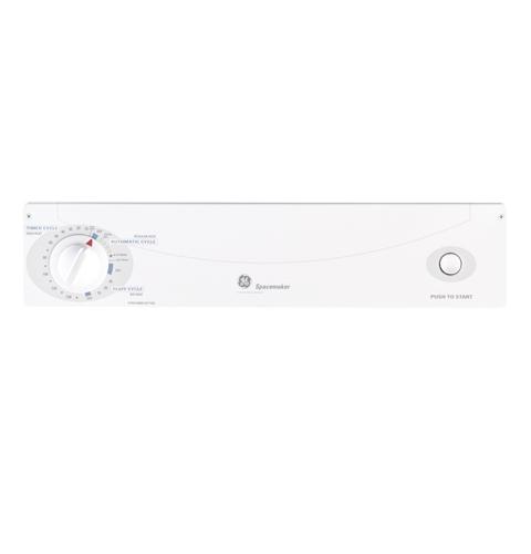 DSKS333ECWW GE Spacemaker® 120V 3.6 cu. ft. Capacity Stationary Electric Dryer