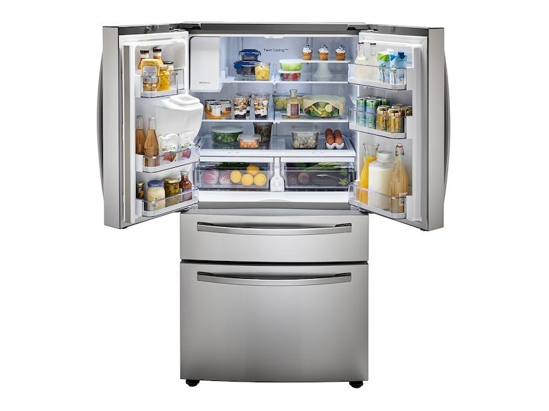 Samsung RF28R7201SR 28 cu. ft. 4-Door French Door Refrigerator in Fingerprint Resistant Stainless Steel
