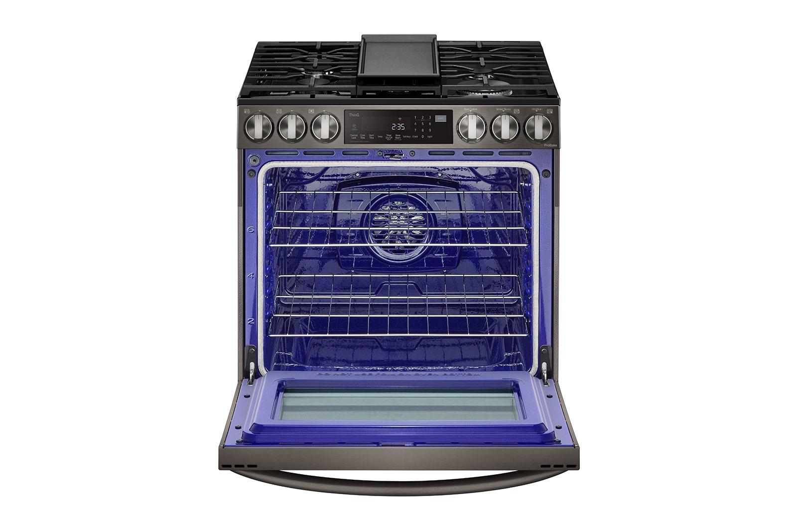 6.3 cu. ft. Smart wi-fi Enabled ProBake® Convection InstaView® Dual Fuel Slide-In Range with Air Fry