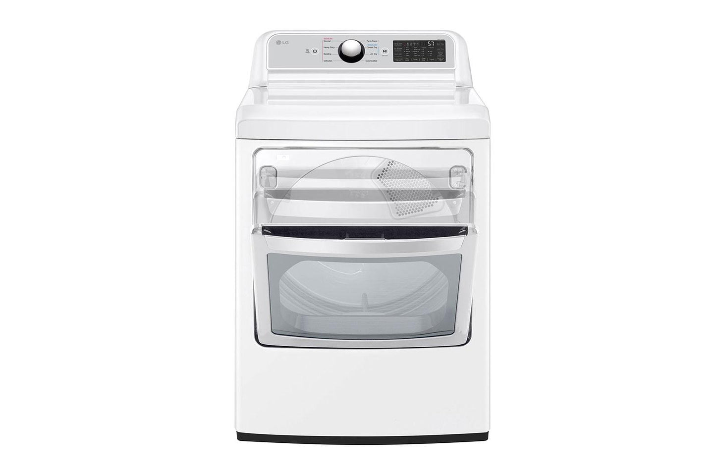 Lg 7.3 cu. ft. Ultra Large Capacity Smart wi-fi Enabled Rear Control Electric Dryer with EasyLoad™ Door