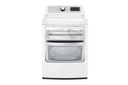Lg 7.3 cu. ft. Ultra Large Capacity Smart wi-fi Enabled Rear Control Electric Dryer with EasyLoad™ Door