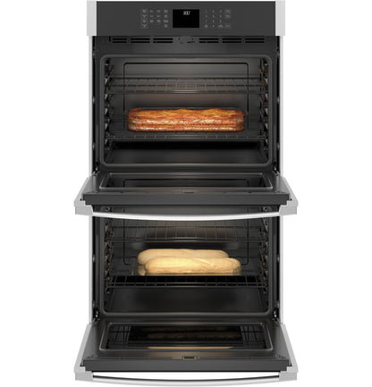 JTD3000SNSS GE® 30" Smart Built-In Self-Clean Double Wall Oven with Never-Scrub Racks