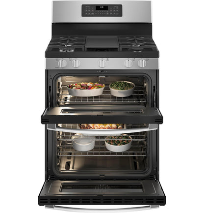 JGBS86SPSS GE 30" Free-Standing Gas Double Oven Convection Range