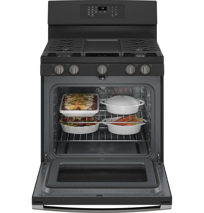 GE® 30" Free-Standing Gas Convection Range with No Preheat Air Fry