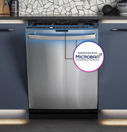 GE Profile™ ENERGY STAR® UltraFresh System Dishwasher with Stainless Steel Interior