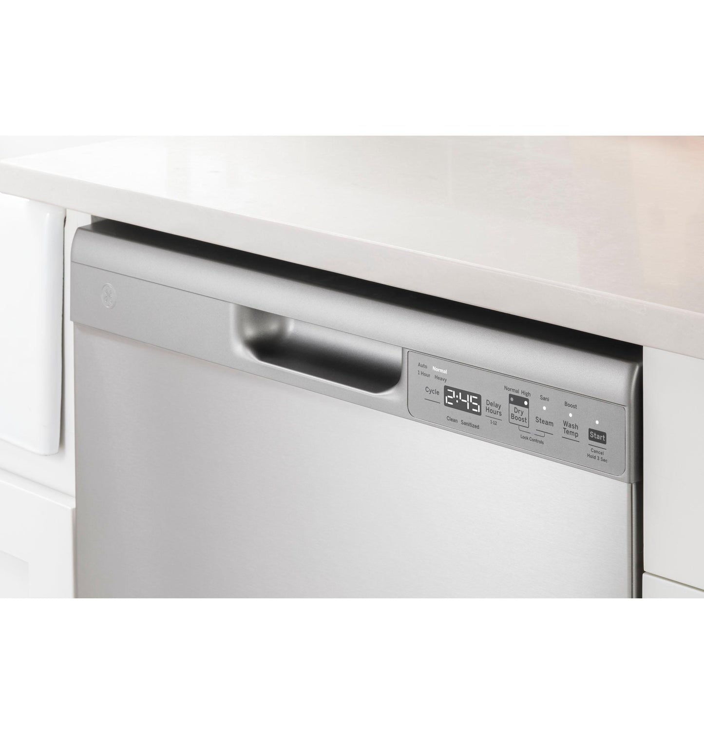 GDF550PSRSS GE ENERGY STAR Front Control with Plastic Interior Dishwasher with Sanitize Cycle & Dry Boost