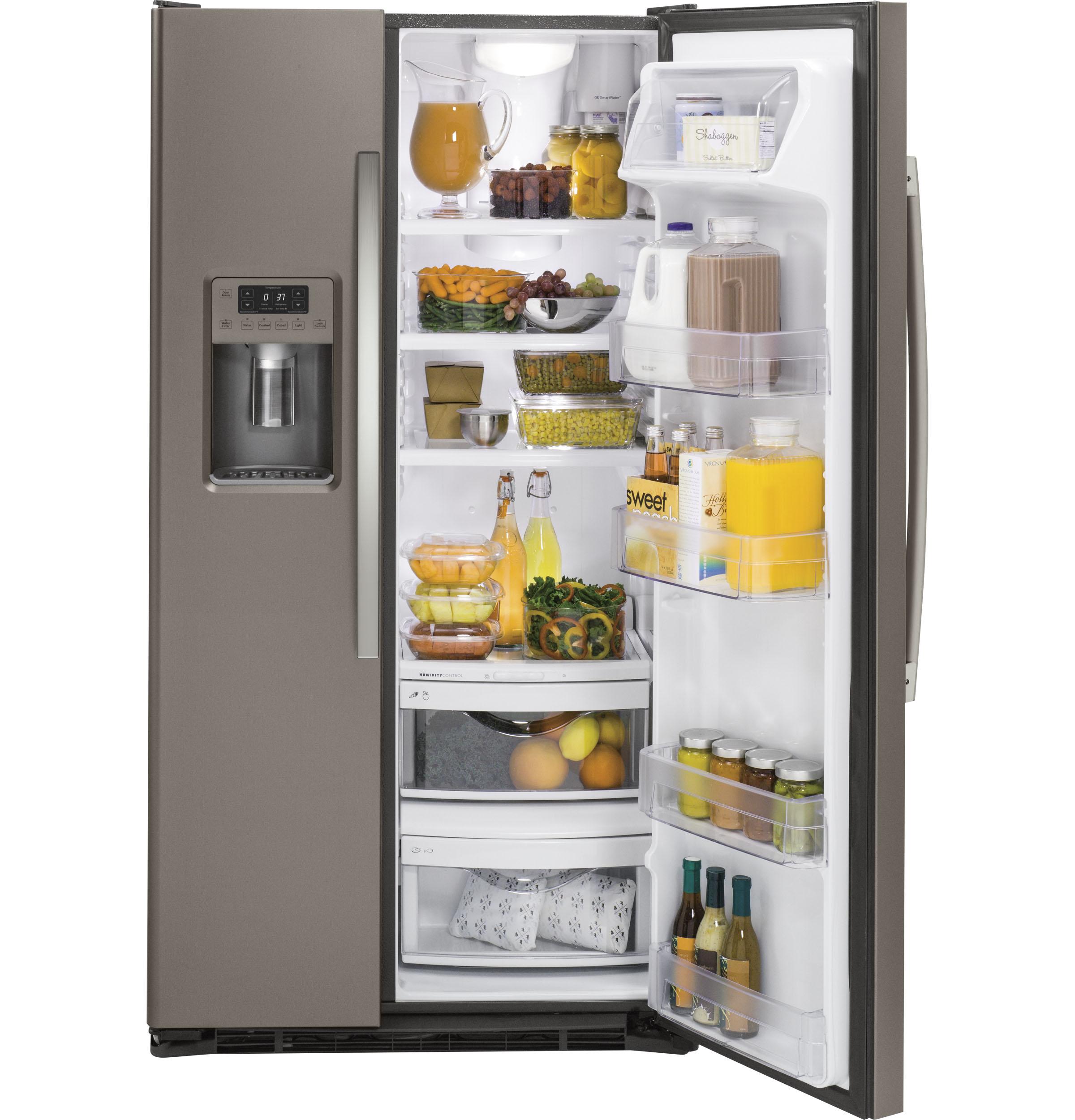 GE® 21.9 Cu. Ft. Counter-Depth Side-By-Side Refrigerator