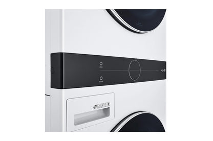 Lg WKEX200HWA Single Unit Front Load LG WashTower™ with Center Control™ 4.5 cu. ft. Washer and 7.4 cu. ft. Electric Dryer