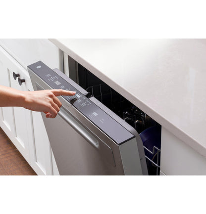 GDP630PGRWW GE® ENERGY STAR® Top Control with Plastic Interior Dishwasher with Sanitize Cycle & Dry Boost