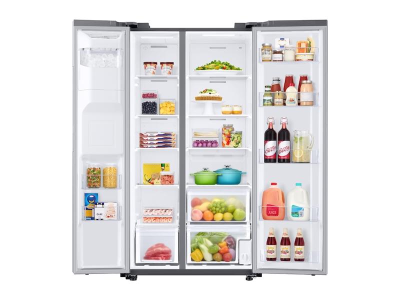 Samsung RS22T5201SR 22 cu. ft. Counter Depth Side-by-Side Refrigerator in Stainless Steel