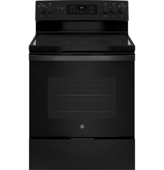GE® 30" Free-Standing Electric Convection Range
