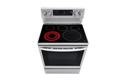 Lg LREL6325F 6.3 cu. ft. Smart Wi-Fi Enabled True Convection InstaView® Electric Range with Air Fry