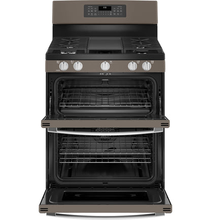 JGBS86EPES GE® 30" Free-Standing Gas Double Oven Convection Range