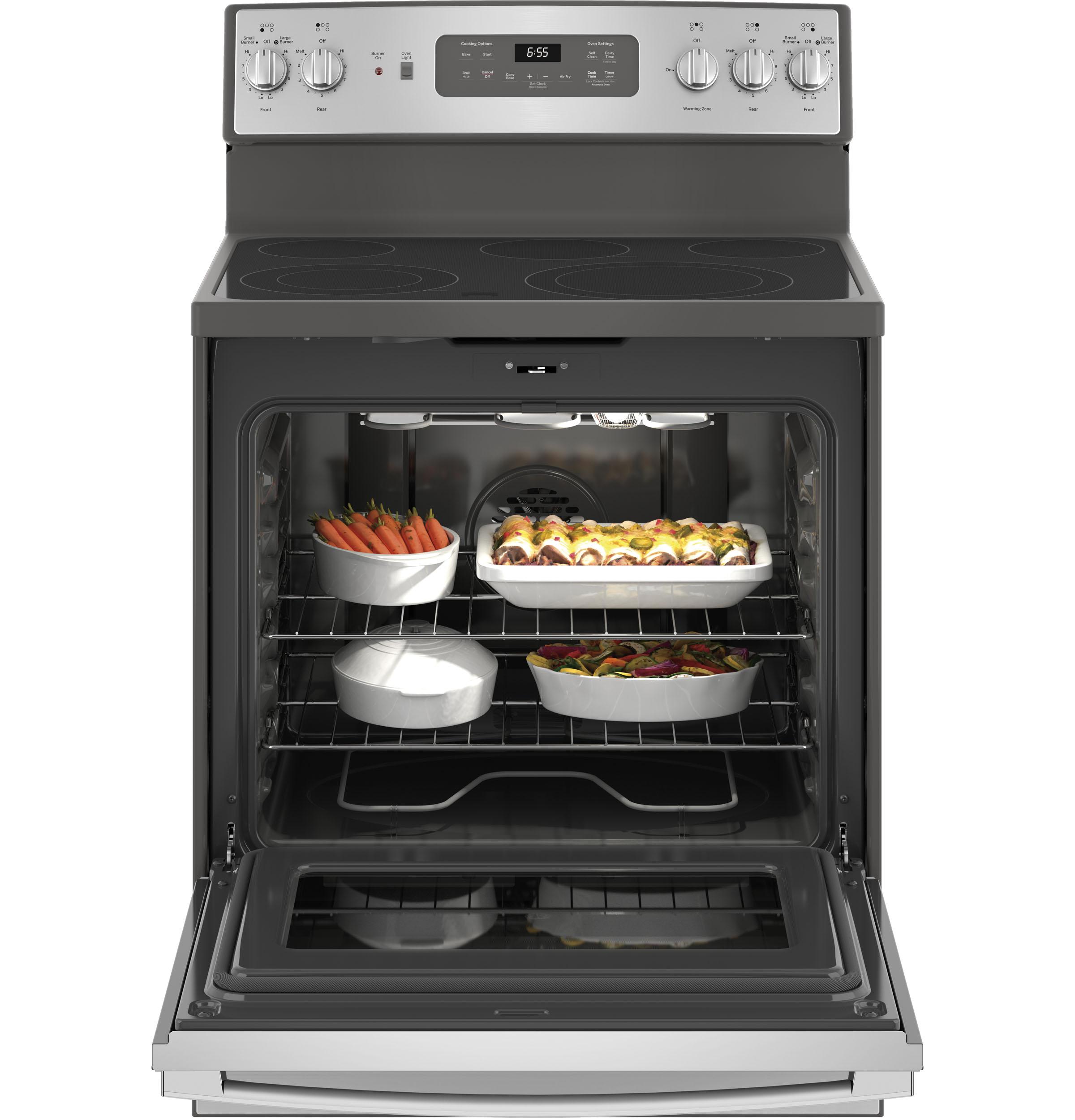 GE® 30" Free-Standing Electric Convection Range