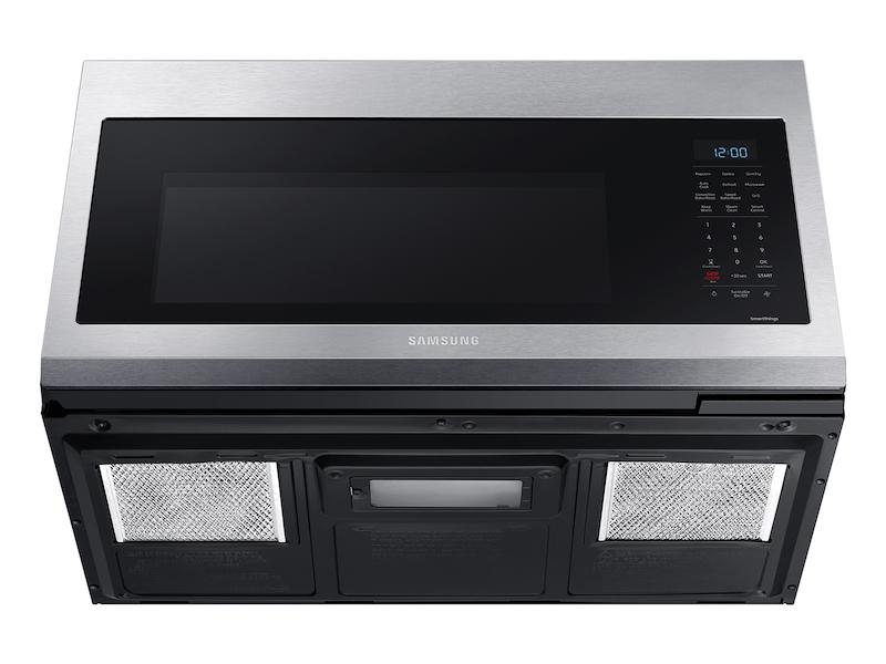 Samsung MC17T8000CS 1.7 cu ft. Smart Over-the-Range Microwave with Convection & Slim Fry™ in Stainless Steel