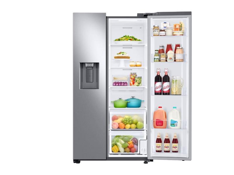 22 cu. ft. Counter Depth Side-by-Side Refrigerator in Stainless Steel