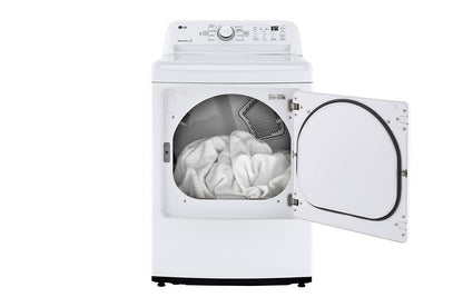 Lg DLE7000W 7.3 cu.ft. Ultra Large High Efficiency Dryer™ , Electric, White