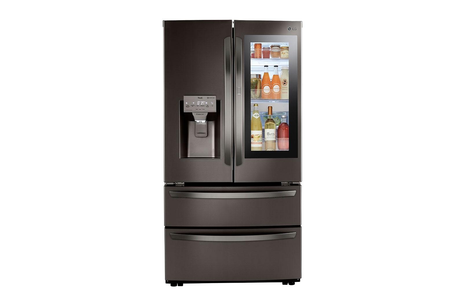 28 cu ft. Smart InstaView® Door-in-Door® Double Freezer Refrigerator with Craft Ice™