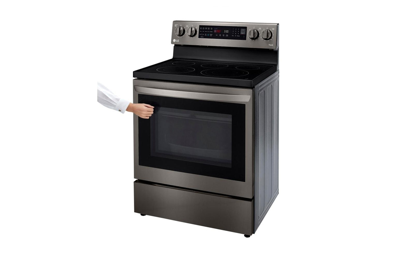 Lg LREL6325D 6.3 cu ft. Smart Wi-Fi Enabled True Convection InstaView® Electric Range with Air Fry