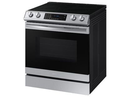 Samsung 6.3 cu. ft. Smart Slide-in Electric Range with Air Fry in Stainless Steel