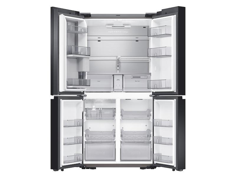 Bespoke Counter Depth 4-Door Flex™ Refrigerator (23 cu. ft.) in Matte Black Steel