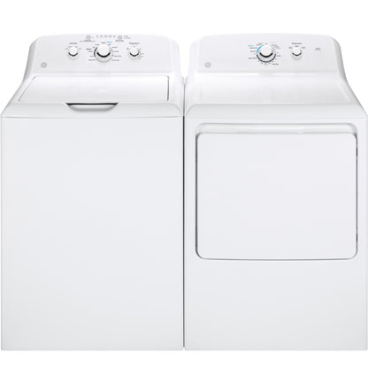 GTX33GASKWW GE 6.2 cu. ft. Capacity Gas Dryer with Up To 120 ft. Venting and Shallow Depth