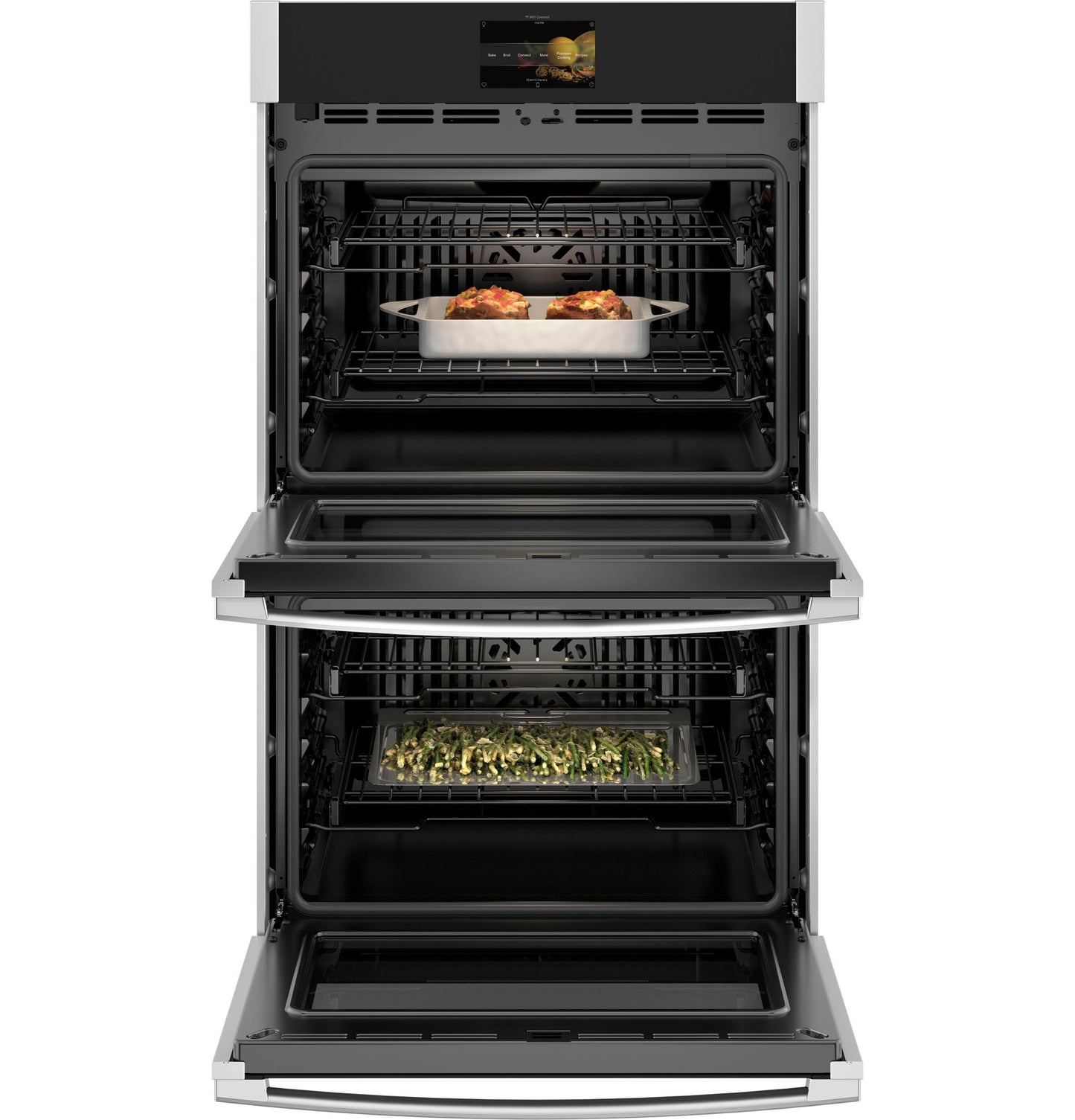 PTD9000SNSS GE Profile™ 30" Smart Built-In Convection Double Wall Oven with In-Oven Camera and No Preheat Air Fry