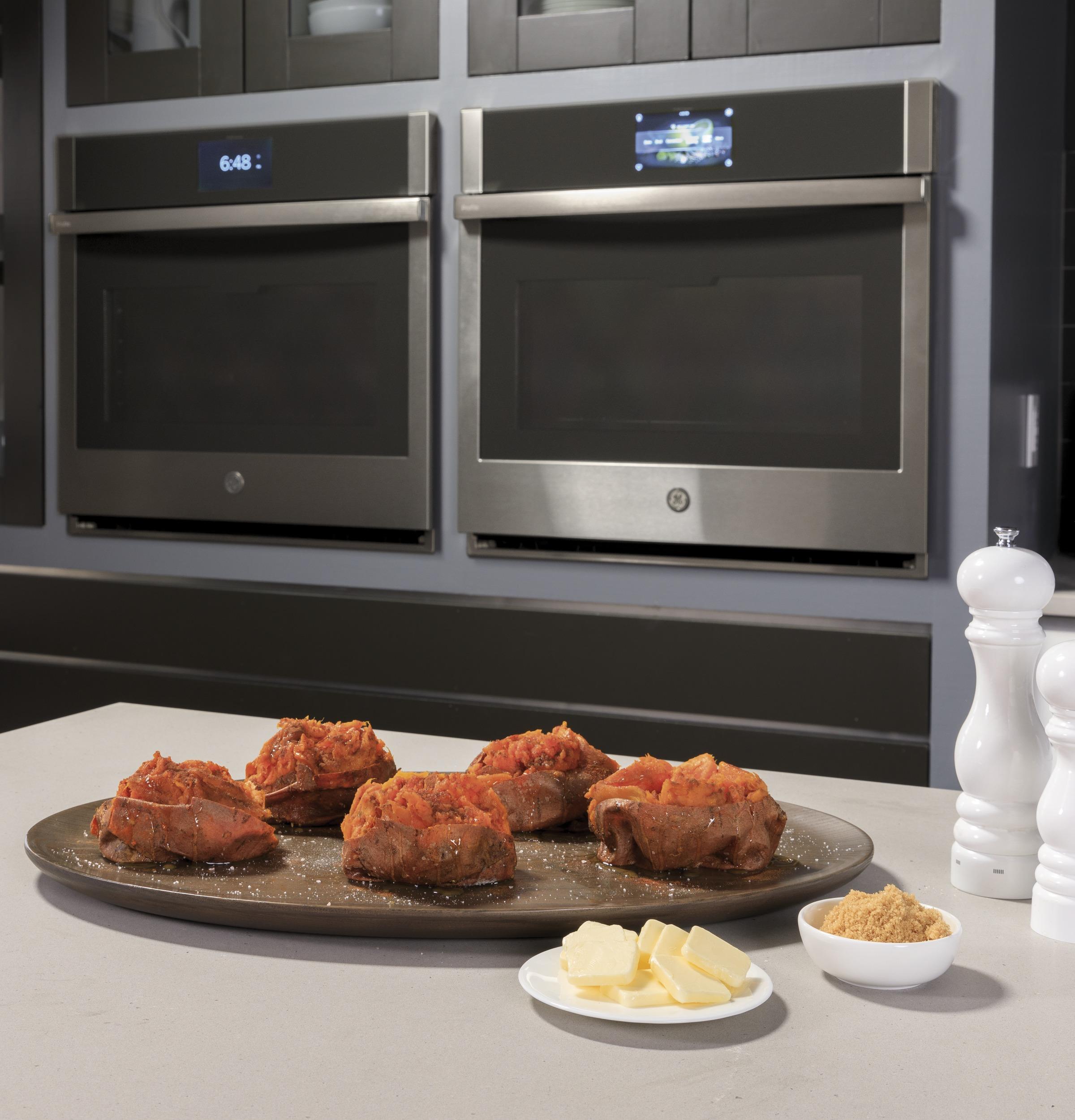 PTD7000SNSS GE Profile™ 30" Smart Built-In Convection Double Wall Oven with No Preheat Air Fry and Precision Cooking