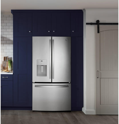 GFE26JYMFS GE ENERGY STAR 25.7 Cu. Ft. Fingerprint Resistant French-Door Refrigerator