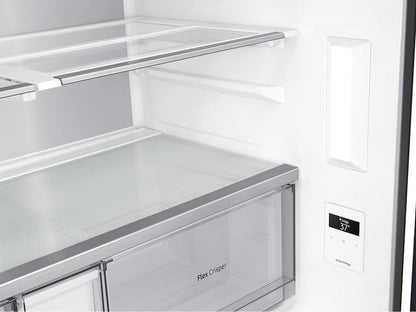 Samsung RF23A967541 Bespoke Counter Depth 4-Door Flex™ Refrigerator (23 cu. ft.) in Navy Glass