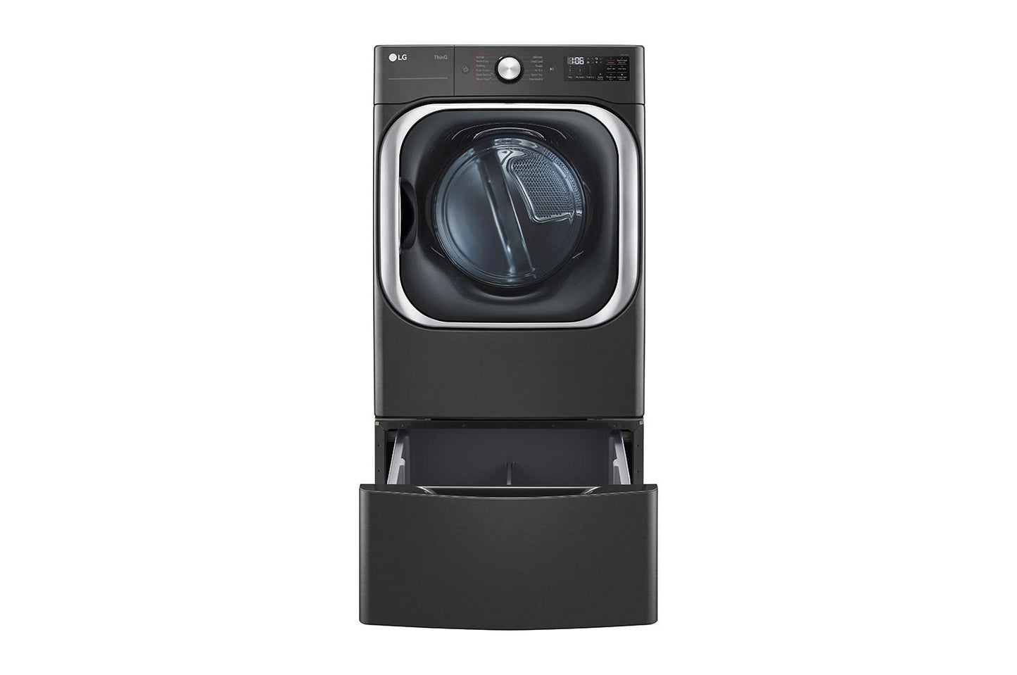 Lg WDP5B Laundry Pedestal - Black Steel