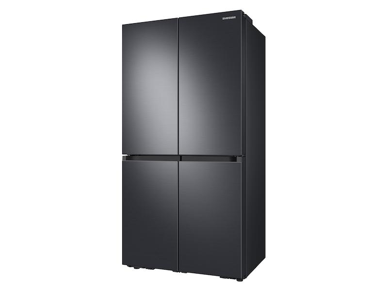 23 cu. ft. Smart Counter Depth 4-Door Flex™ refrigerator with AutoFill Water Pitcher and Dual Ice Maker in Black Stainless Steel