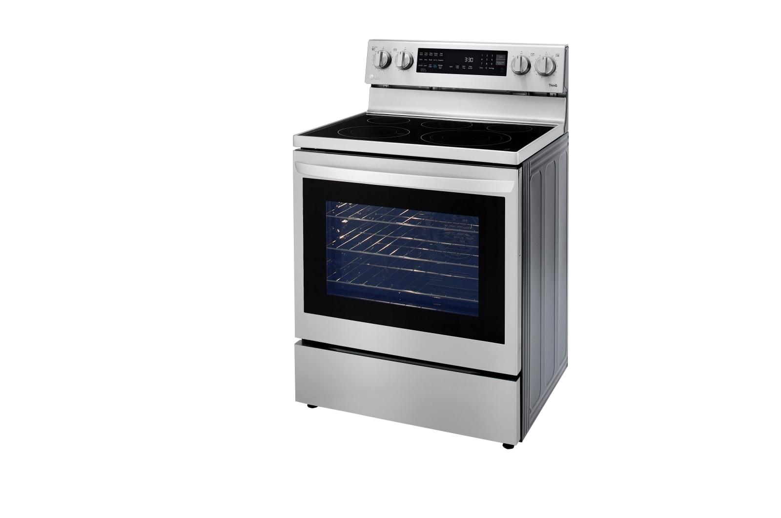 Lg 6.3 cu ft. Smart Wi-Fi Enabled True Convection InstaView® Electric Range with Air Fry