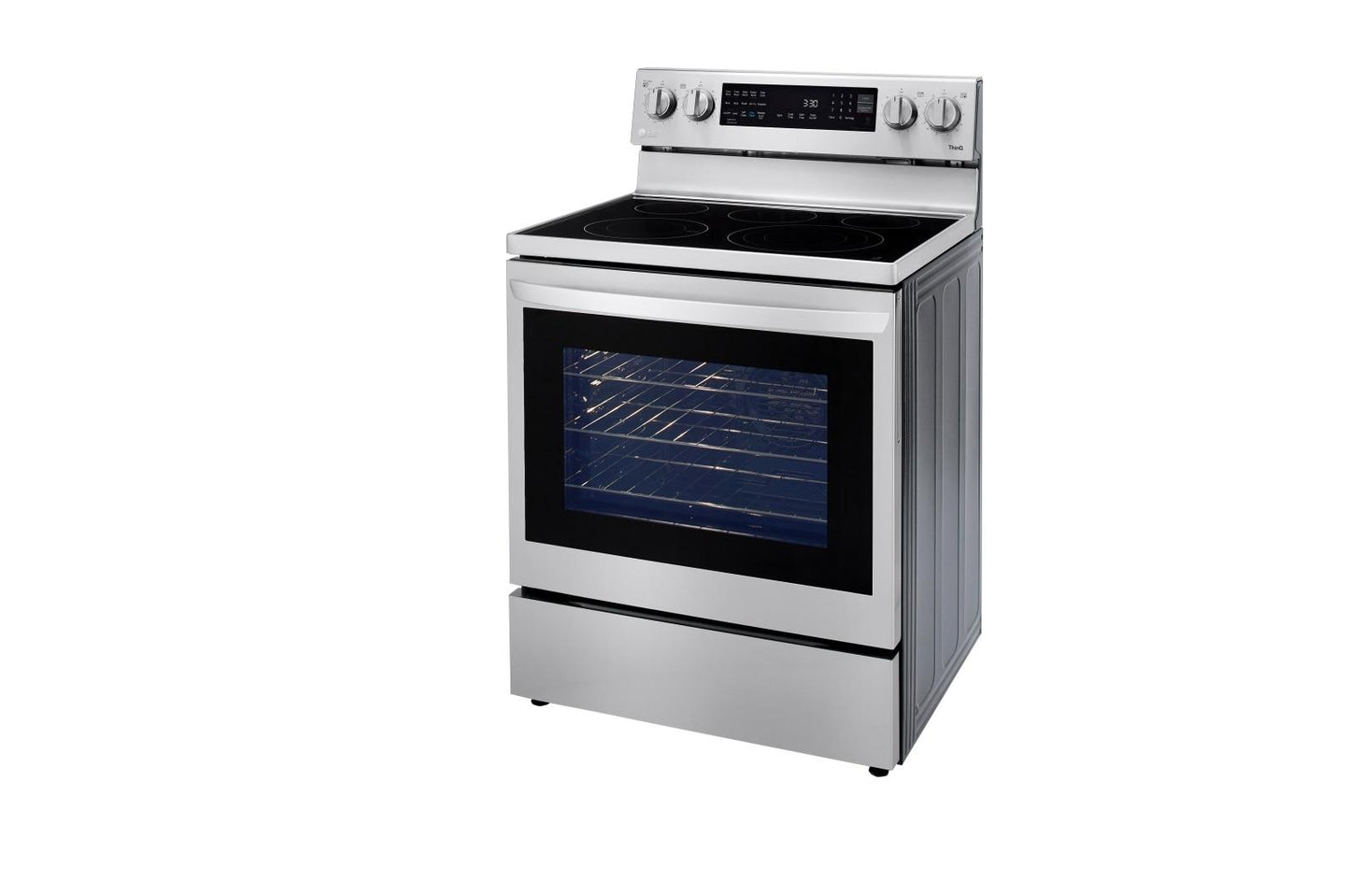 Lg LREL6325F 6.3 cu. ft. Smart Wi-Fi Enabled True Convection InstaView® Electric Range with Air Fry