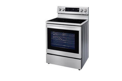 Lg LREL6325F 6.3 cu. ft. Smart Wi-Fi Enabled True Convection InstaView® Electric Range with Air Fry