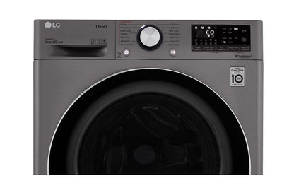 Lg WM3555HVA 2.4 cu. ft. Smart Wi-Fi Enabled Compact Front Load All-In-One Washer/Dryer Combo with Built-In Intelligence