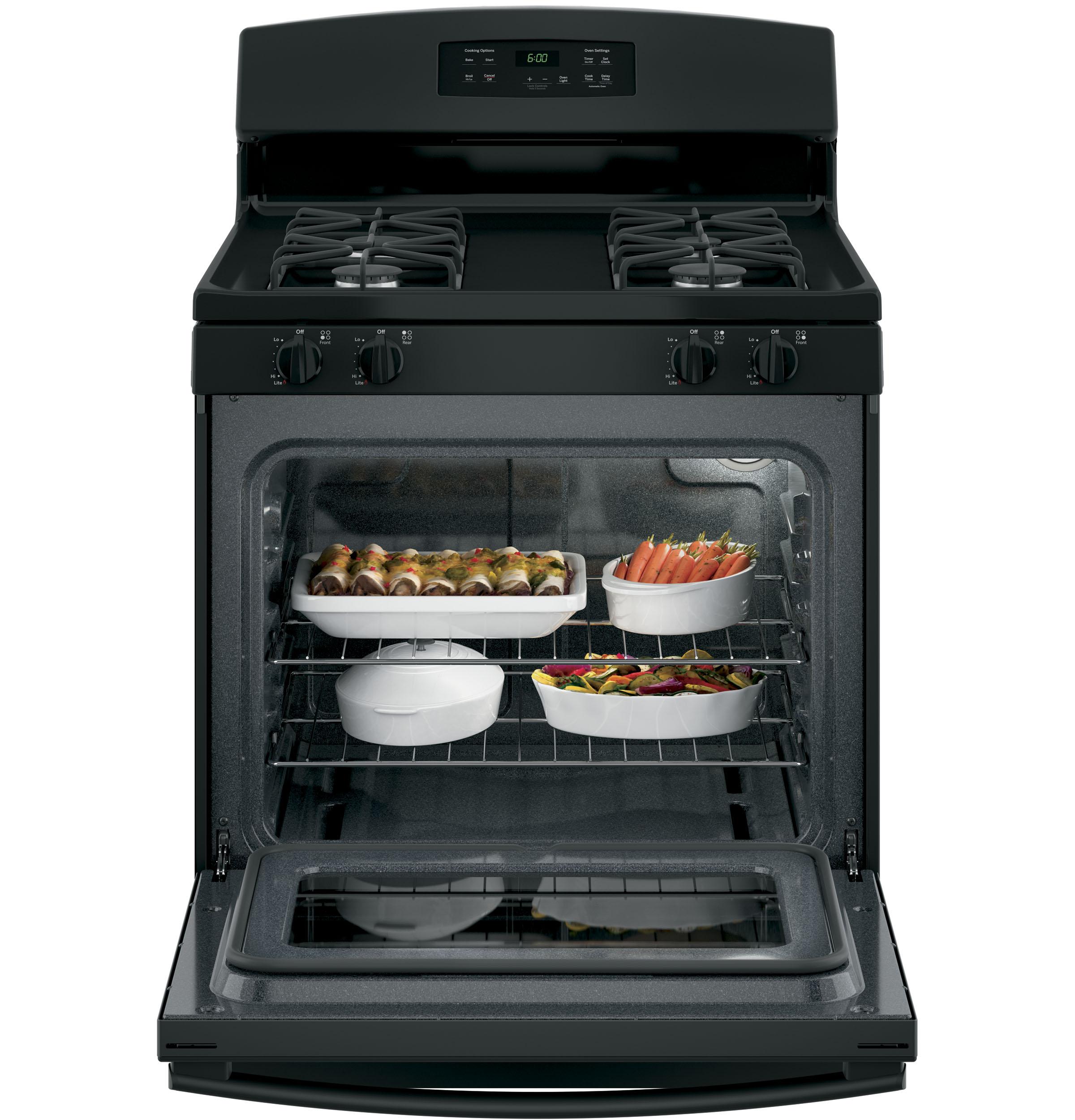 JGBS60DEKBB GE® 30" Free-Standing Gas Range