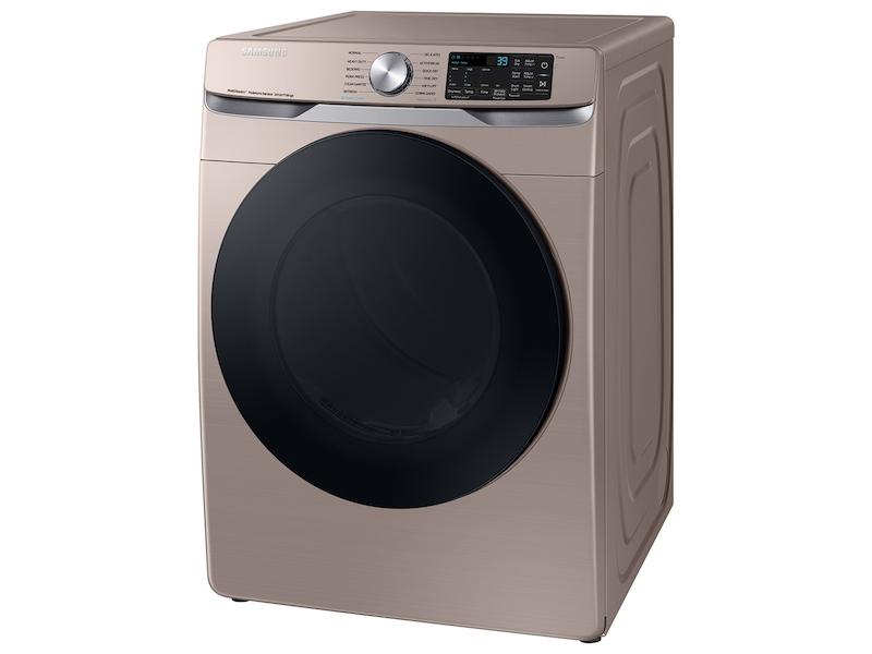Samsung 7.5 cu. ft. Smart Gas Dryer with Steam Sanitize  in Champagne