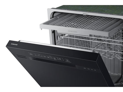 Samsung DW80N3030UB Front Control 51 dBA Dishwasher with Hybrid Interior in Black