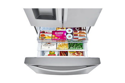 Lg LRFDC2406S 24 cu. ft. Smart Wi-Fi Enabled Door-in-Door® Counter-Depth Refrigerator with Craft Ice™ Maker