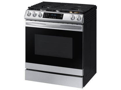Samsung 6.0 cu. ft. Smart Slide-in Gas Range with Air Fry in Stainless Steel