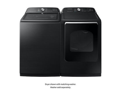 Samsung DVG54R7600V 7.4 cu. ft. Gas Dryer with Steam Sanitize+ in Black Stainless Steel