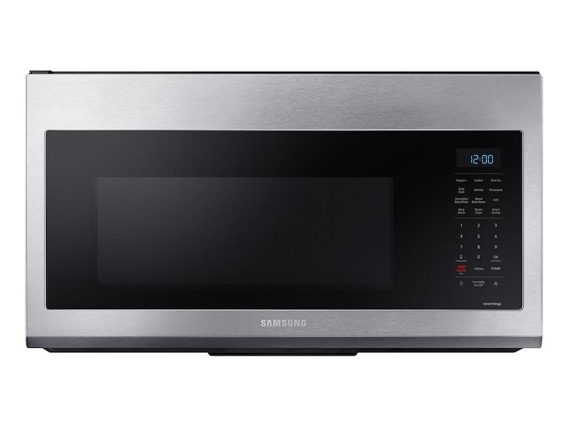 Samsung MC17T8000CS 1.7 cu ft. Smart Over-the-Range Microwave with Convection & Slim Fry™ in Stainless Steel