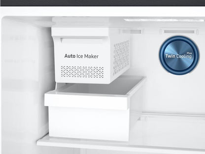 Samsung RT18M6215SG 18 cu. ft. Top Freezer Refrigerator with FlexZone™ and Ice Maker in Black Stainless Steel