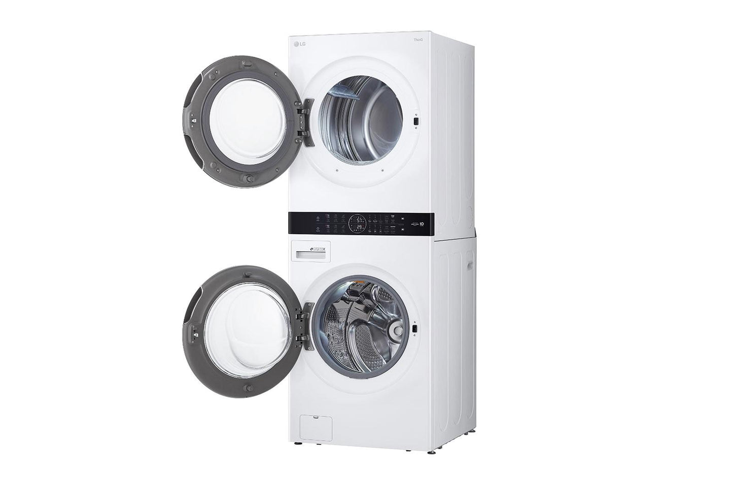 Lg WKGX201HWA Single Unit Front Load LG WashTower™ with Center Control™ 4.5 cu. ft. Washer and 7.4 cu. ft. Gas Dryer