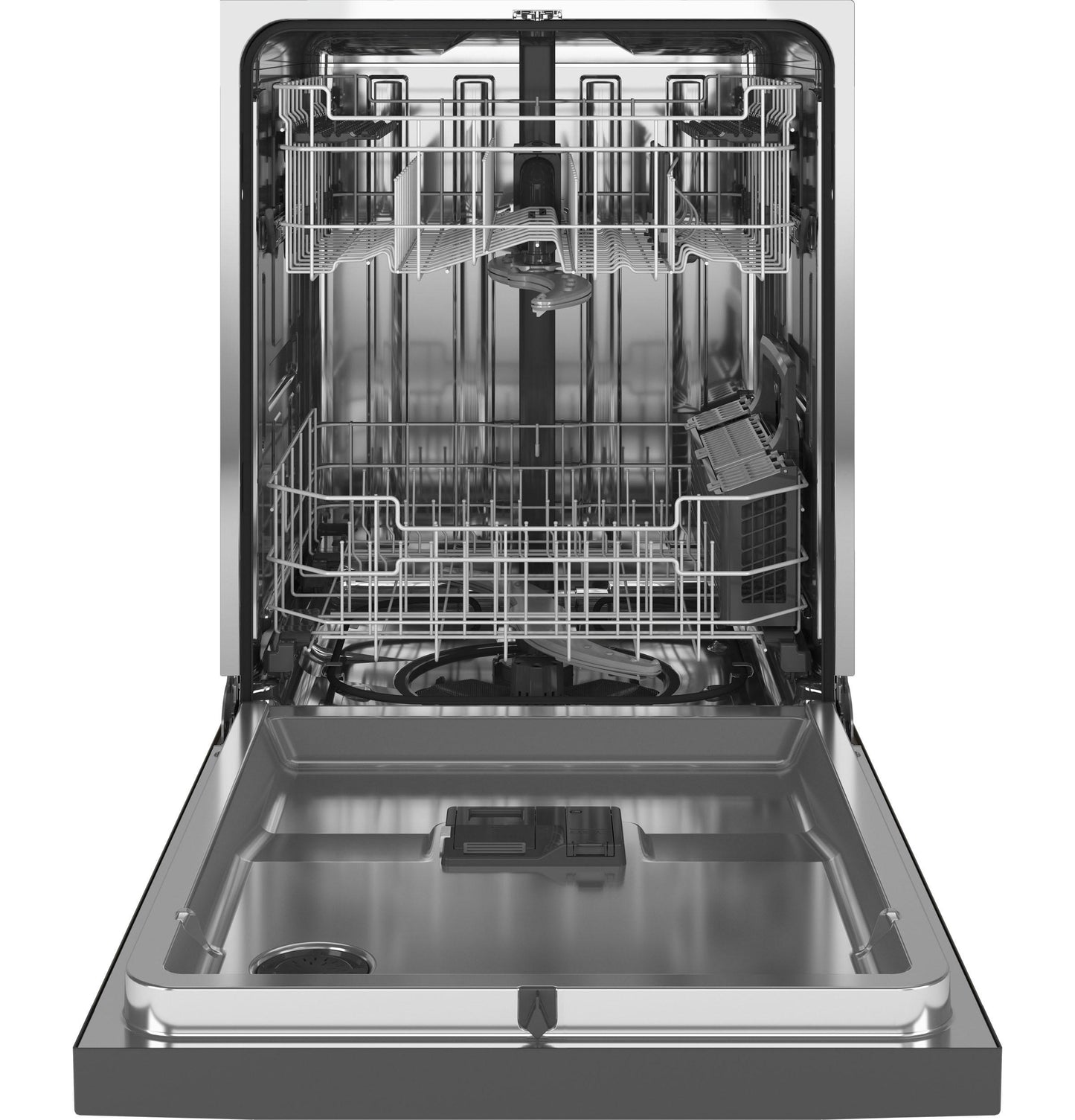 GE® ENERGY STAR® Top Control with Stainless Steel Interior Dishwasher with Sanitize Cycle & Dry Boost with Fan Assist