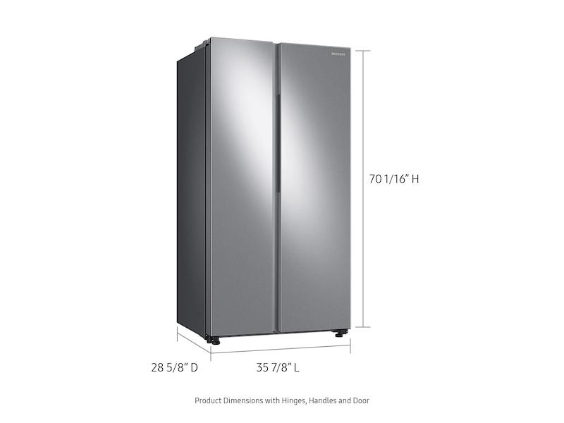 Samsung RS23A500ASR 23 cu. ft. Smart Counter Depth Side-by-Side Refrigerator in Stainless Steel