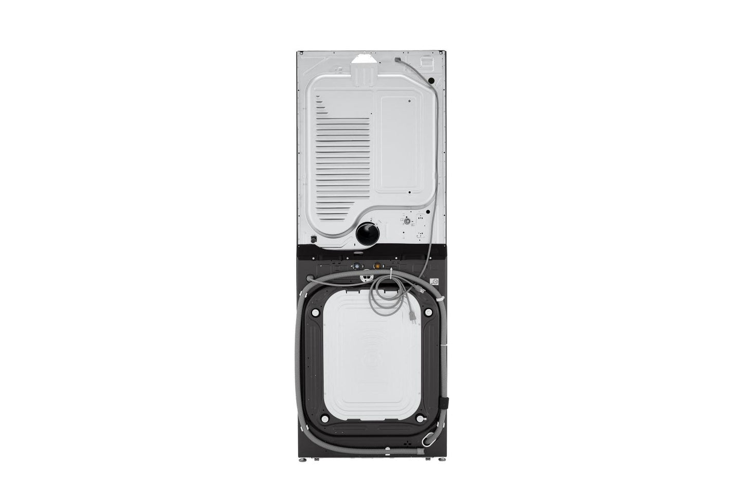 Lg WKGX201HBA Single Unit Front Load LG WashTower™ with Center Control™ 4.5 cu. ft. Washer and 7.4 cu. ft. Gas Dryer