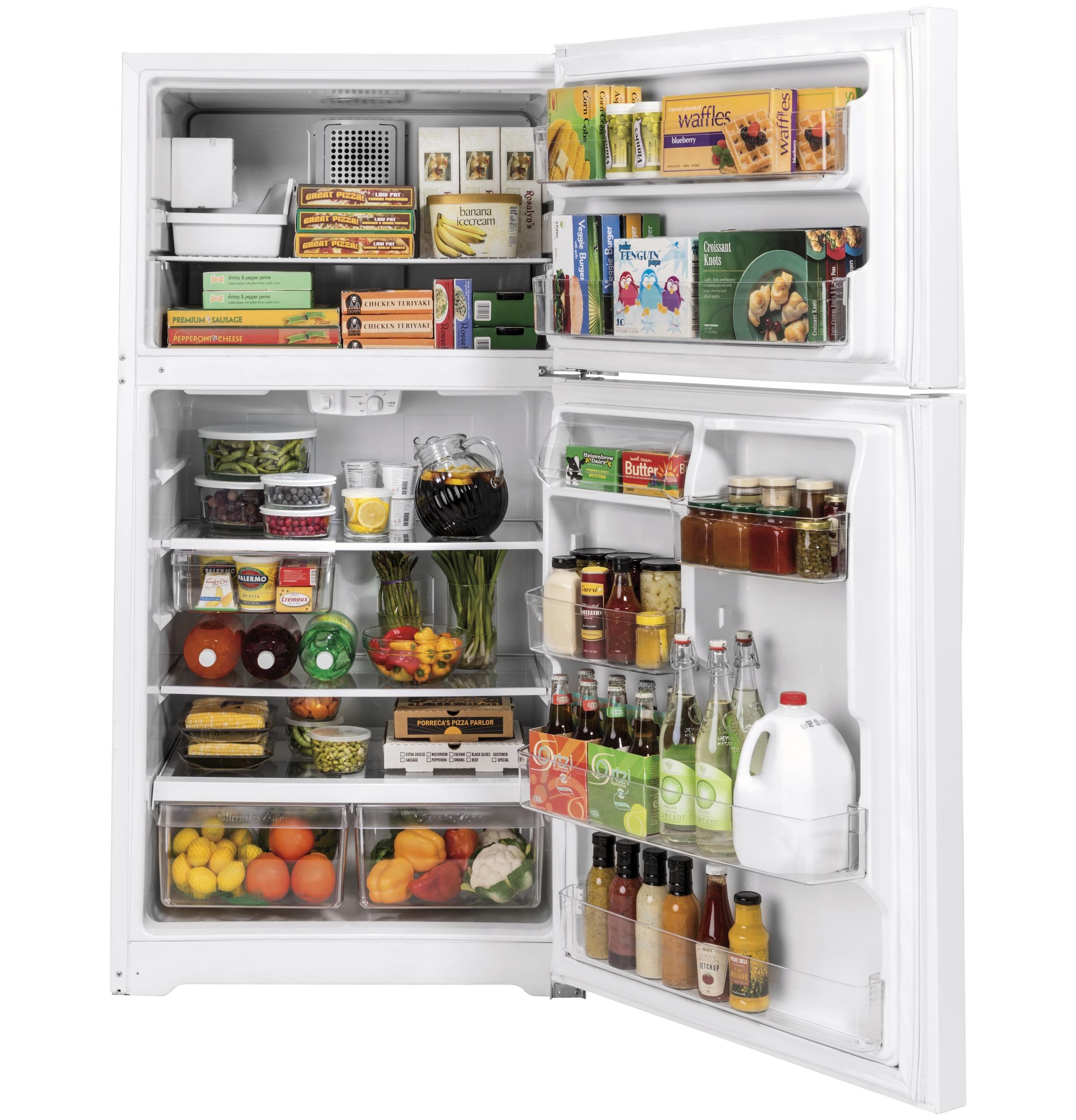 GE® ENERGY STAR® 21.9 Cu. Ft. Top-Freezer Refrigerator